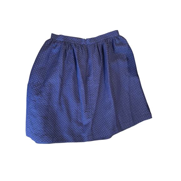 Dressed Up by Gymboree Womens Navy Metallic Silver Skirt Size 12 Length 23" Prep - Picture 3 of 9